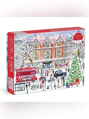 Michael Storrings Christmas in London Puzzle : 1000 Pieces, Game by Galison NEW
